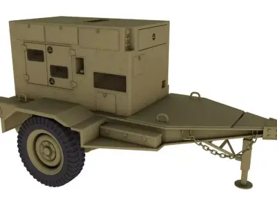 Military Generator 3D model