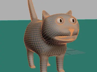 Animals cat 3D model