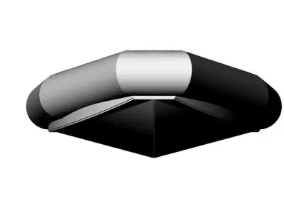 PEHD dinghy 3D model