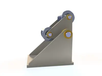 TURNING APPARATUS FOR PIPE WELDING Low-poly 3D model