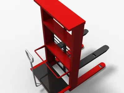 Pallete truck UP 3D model