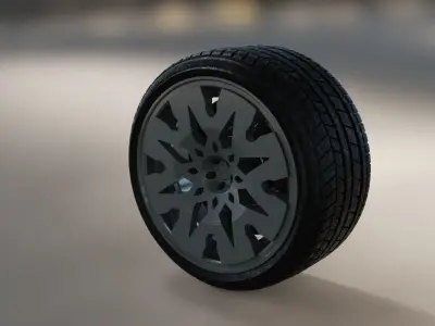 tire rims formation sport design  3D model