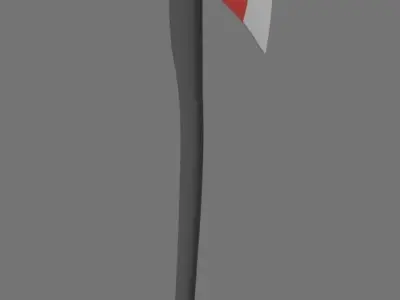 Axe Blender Free low-poly 3D model