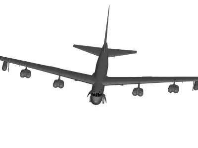 Boeing B-52 Stratofortress 3D model 3