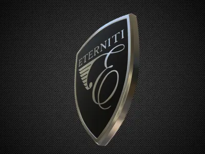 eterniti logo 3D model by 3dlogoman