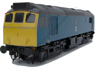 British Rail Class 25 Br Blue Free 3D model