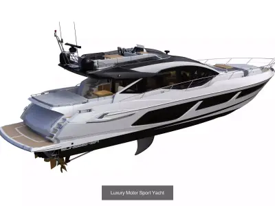 Collection of Luxury Motor Yachts 3D Model Pack