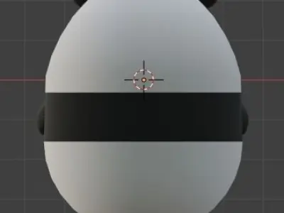 Panda toy 3D model
