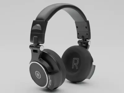 HeadPhone Low-poly 3D model