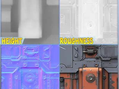 Sci-FI Seamless Texture Texture 29