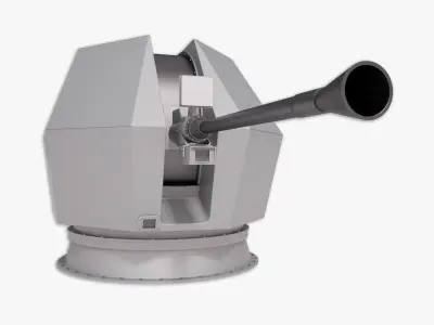 Bofors 40 Mk4 BAE 3D model 3D model