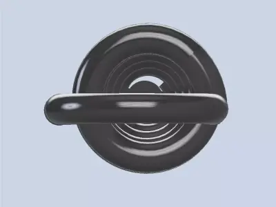Return spring brake shoes 3D model