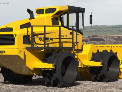 Bomag BC 473 RB5 Refuse Compactor 3D model