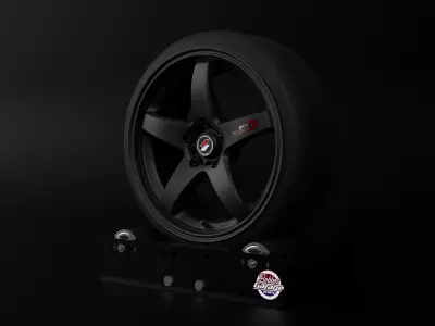 LENSO D-1R Low-poly 3D model