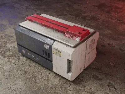 Sci-fi Cargo PBR low-poly Game Prop Low-poly 3D model Low-poly 3D model