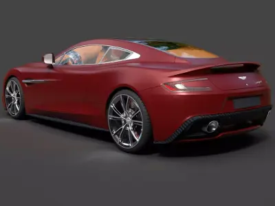 Aston Martin AM 310 Vanquish  - High-Poly 3D Model 3D model