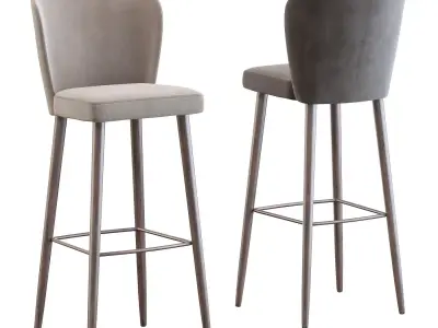 Aston Stool by Minotti 3D model