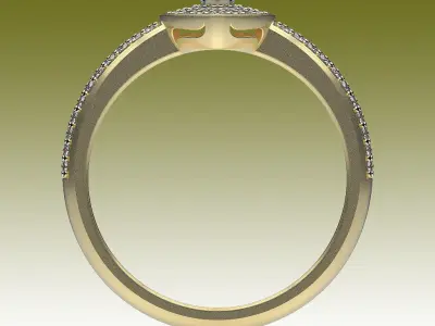 Ring Estrella 3D print model