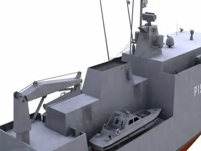 Offshore Patrol Vessel - 01 - 3D model