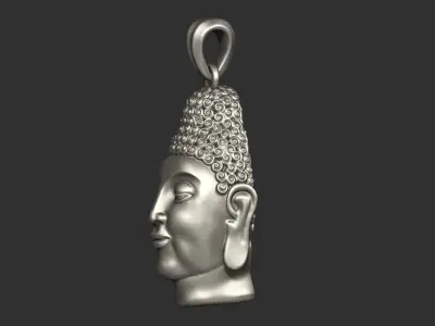 Buddha pendant 3d model 3D model