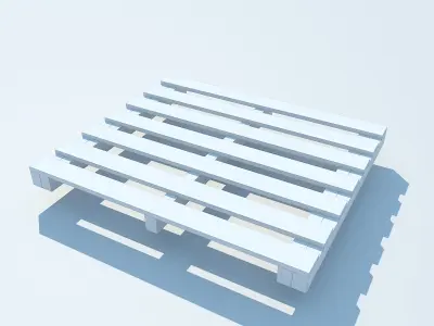Wood Pallet 2 MAX 2011 3D model