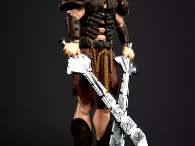 Bogatyr warrior 3D model