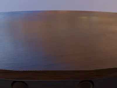  Round Table  Free low-poly 3D model