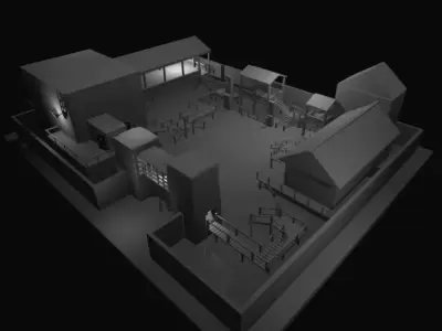GAME OF THRONES ASSETS OF CASTLE BLACK 3D model