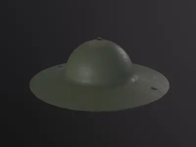 British WW1 Military Helmet 3D Model Low-poly 3D model