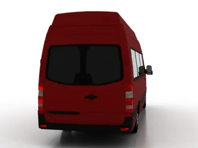 Mercedes Benz Sprinter L4H3 2009 Passenger UK 3D model