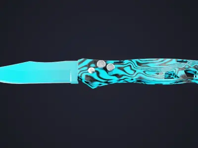 Combat Knife  Low-poly 3D model buy