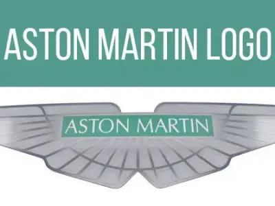 aston martin badge logo emblem Low-poly 3D model