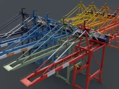 PBR Gantry Cranes - Mega Pack