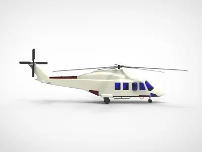 AgustaWestland AW139 3D model purchase