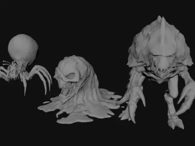 Creature 3D model 55