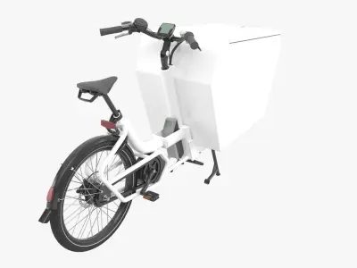 Urban Arrow Large Cargo White 3D model