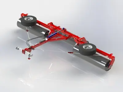 WG 0001 - grassland roller 3D model