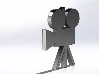 Antique Camera Pendant Free 3D print model