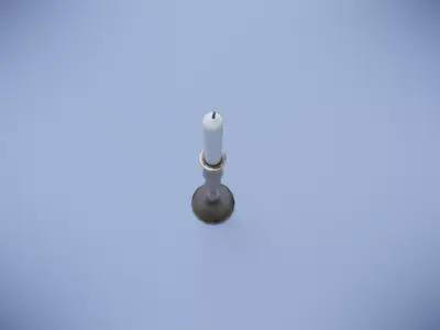 Candlestick Low-poly 3D model purchase