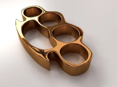 Brass Knuckles 3D model get