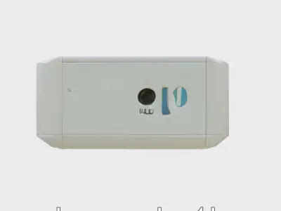 Compact Energy Unit with Dual USB and AC Ports Low-poly 3D model