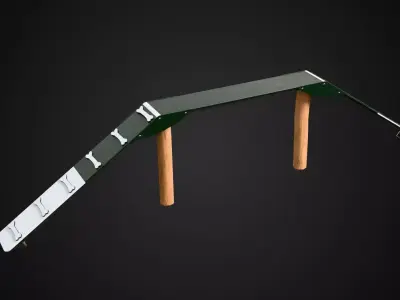 Dog Agility Bridge Low-poly 3D model
