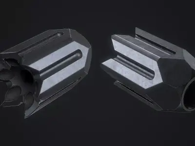 BAMF Linear Compensator Low-poly 3D model