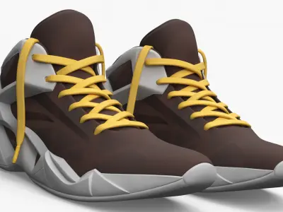  Geometric Sports Footwear Pair 