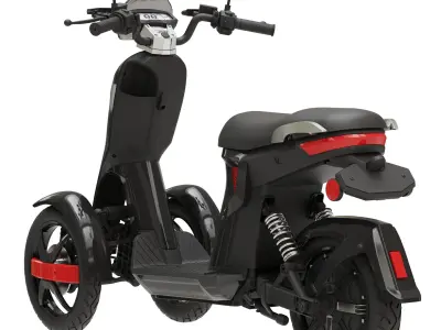 electric scooter Doohan iTango 3D model