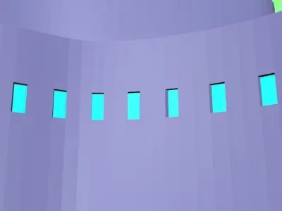 BUILDING with lights Free 3D model