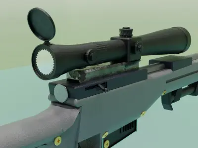 AWM Sniper 3D model get