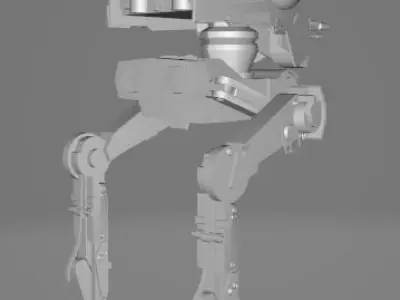 Star Wars ATST Walker - Low Poly Game - Battlefield - FBX MODEL Low-poly 3D model