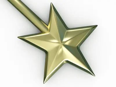 Magical wand 3D model purchase