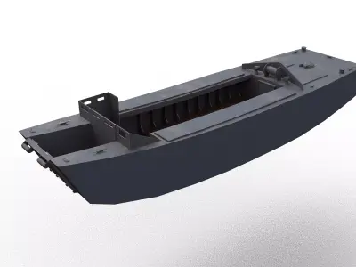 LCA - WW2 Landing Craft Assault Low-poly 3D model